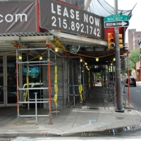 scaffold, scaffolding, st. james, pa, philly, swings, stage, stages, swing stage, suspended scaffold, overhead protection, 347