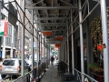 15th & Locust, Philadelphia, PA, Aluminum posts, overhead protection, Superior Scaffold, 215 743-2200