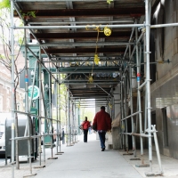 belgravia hotel, superior scaffold, pa, philly, philadelphia, scaffolding, rent, rental, rents, construction, facade, 322