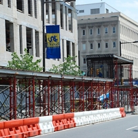 Drexel University, overhead protection, frame, Superior Scaffold, 215 743-2200