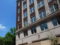 Independence Building, Philadelphia, PA, overhead sidewalk protection, Superior Scaffold, 215 743-2200