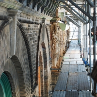 scaffolding, scaffold, superior scaffold, 215 743-2200, philadelphia, pa, de, md, nj, new jersesy, shoring, renovation, masonry, construction, divine lorraine, 066