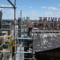 scaffolding, scaffold, superior scaffold, 215 743-2200, philadelphia, pa, de, md, nj, new jersesy, shoring, renovation, masonry, construction, divine lorraine, 088