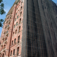 scaffolding, scaffold, superior scaffold, 215 743-2200, philadelphia, pa, de, md, nj, new jersesy, shoring, renovation, masonry, construction, divine lorraine, netting, 028