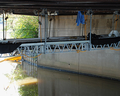 Hanging Bridge Platform, multipoint suspended scaffold, Superior Scaffold, 215 743-2200
