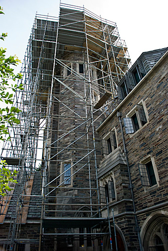 Henry Hall, Princeton University, NJ, Scaffolding, lift, Superior Scaffold, 215 743-2200, rental