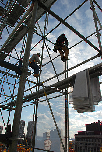 Independence Hall, Scrim installation, scaffold, scaffolding, Superior, 215 743-2200