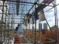 Independence Hall, pieces of the scrim, scaffold, scaffolding, Superior, 215 743-2200