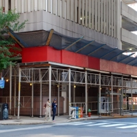 Kennedy House, aluminum canopy, Superior Scaffold, scaffold rental, scaffolding, PA