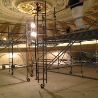 scaffolding, scaffold, rental, rents, rent, philadlphia, superior scaffold, 215 743-2200, nj, md, de, forrest theater, 3240