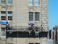 Pierre Hotel, NYC, NY, workers, suspended scaffold, swing, swing staging, rentals, 215 743-2200