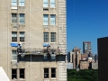 Pierre Hotel, NYC, NY, workers, suspended scaffold, swing, swing staging, rental, 215 743-2200