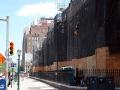 University of Pennsylvania, netting entire block, quadrangle, scaffolding, Superior Scaffold, 215 743-2200