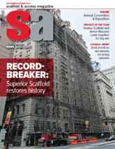 ALH, Scaffold & Access Magazine, superior scaffold, scaffolding, PA, NJ, DE, philadelphia, 