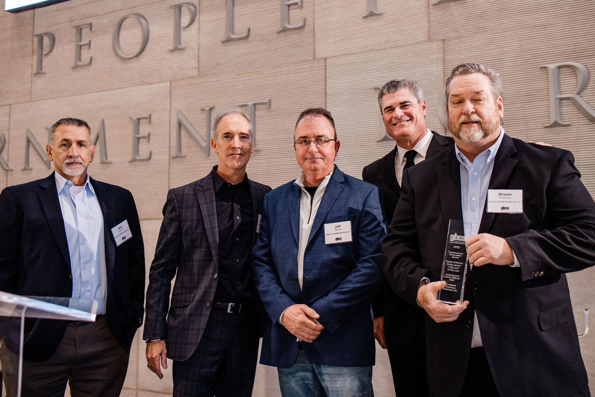 superior scaffold, scaffolding, GBCA, Construction Excellence Awards, CEA, philadelphia, pa, nj, de, the Bellevue hotel, Armor Masonry, winning, renovation